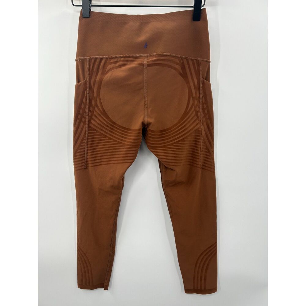 Fanka Body Sculpt Side Pocket Leggings Small No Tag Brown